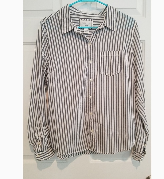 Striped Button down shirt - Picture 1 of 2